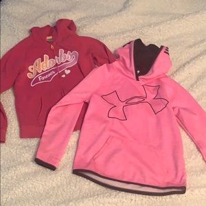 Bundle of 2 girls hoodies